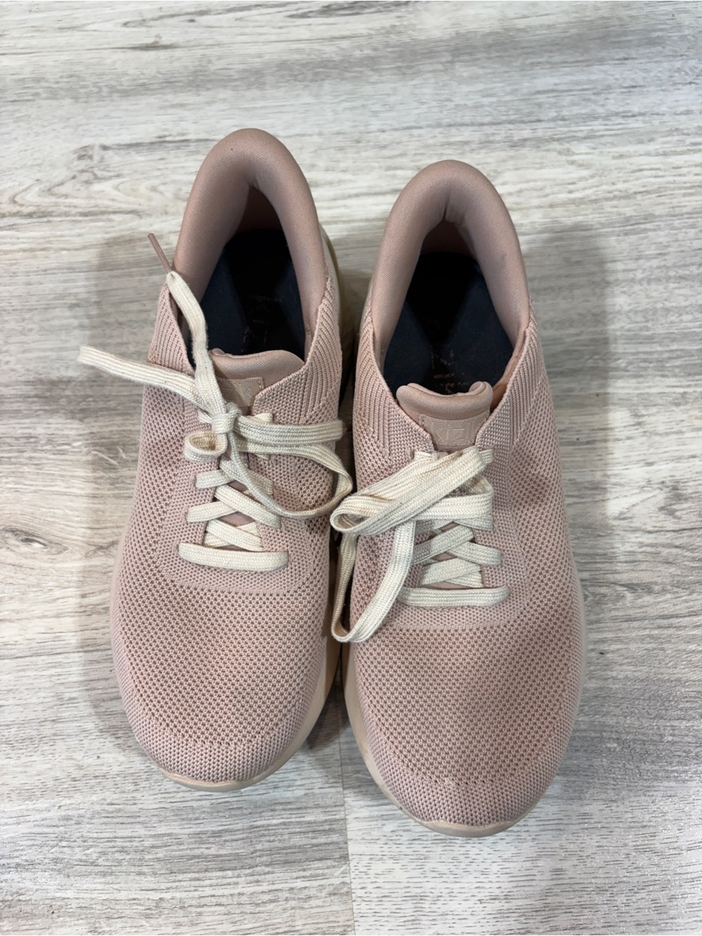 Kizik Shoes Womens 8.5 Athens Sneakers Mesh Light Pink Handsfree Labs Comfort - Picture 3 of 10